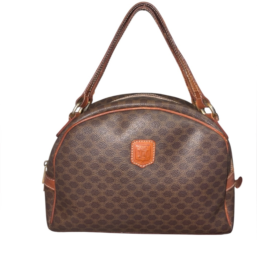 Céline Celine Macadam Vintage PVC Leather bag with dust bag